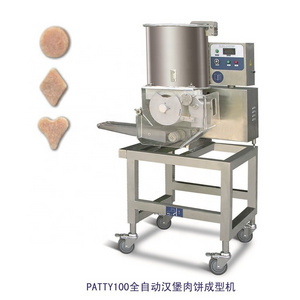 Mini electric KFC chicken nuggets production line burger patty making machine hamburger patty forming machine for sale price