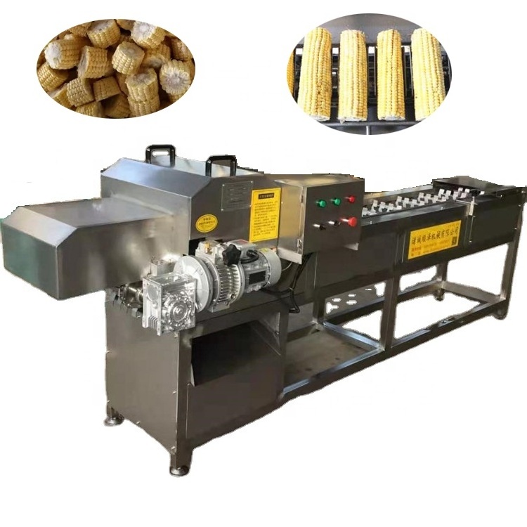 Automatic Sweet Fresh Frozen Corn Cob Cutting Machine