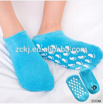 cotton gel socks for foot spa