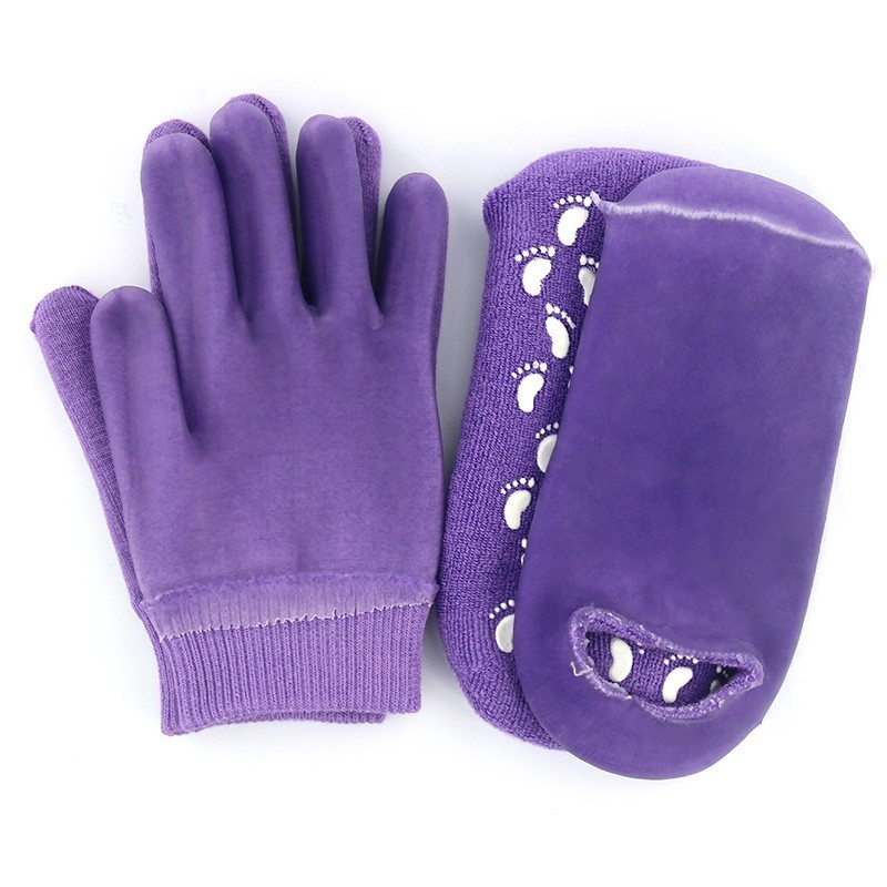 Gel moisture gloves for hand spa mask to make skin soft and whiten and exfoliating