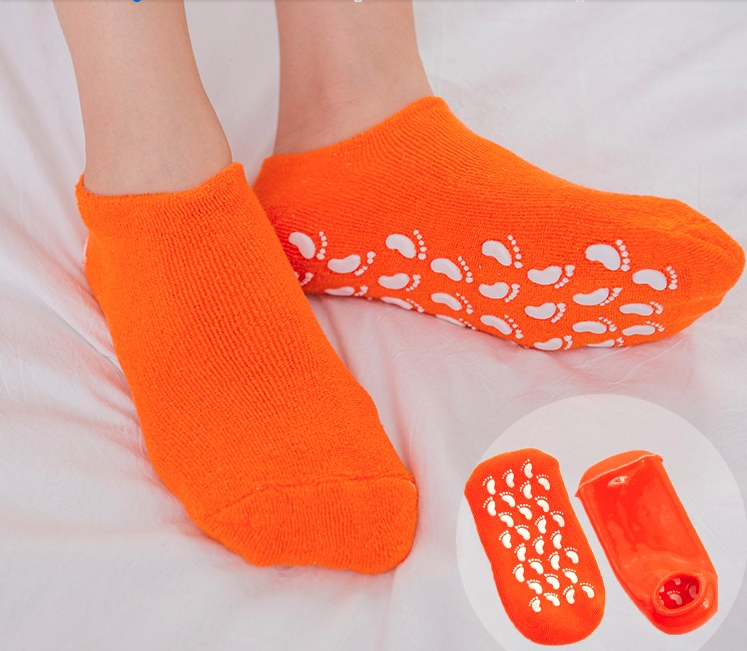 cotton gel socks for foot spa