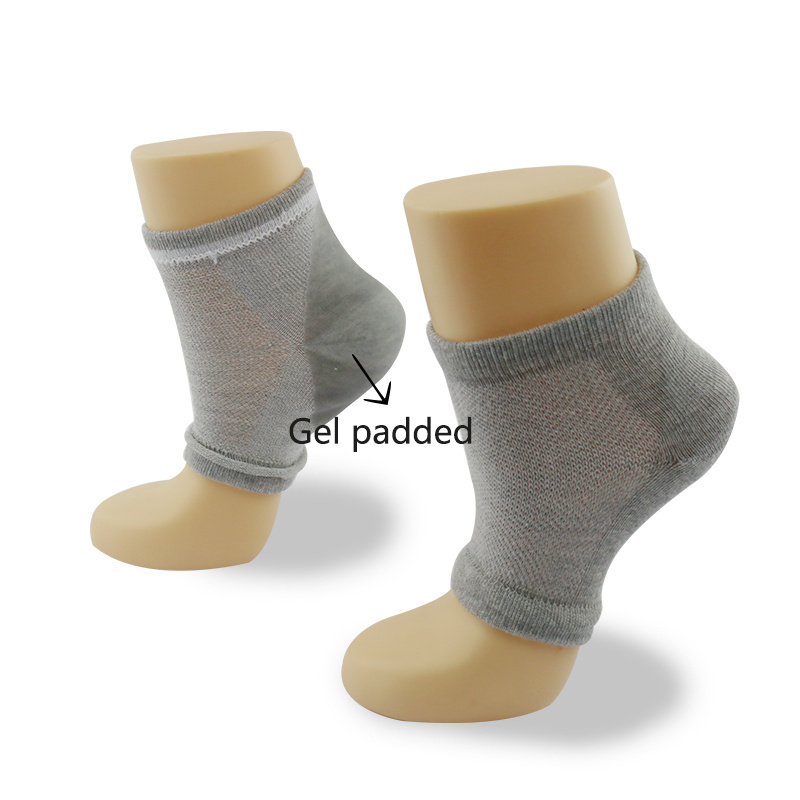 Gel moisture heel socks