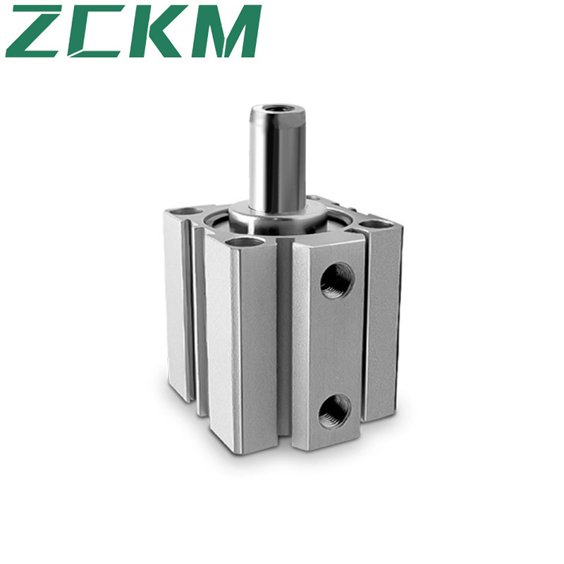 ZCKM SDA Series Compact Cylinder Aluminum Industry Provided Standard Pneumatic Bearing Piston Cylinder Brand 50 Diameter