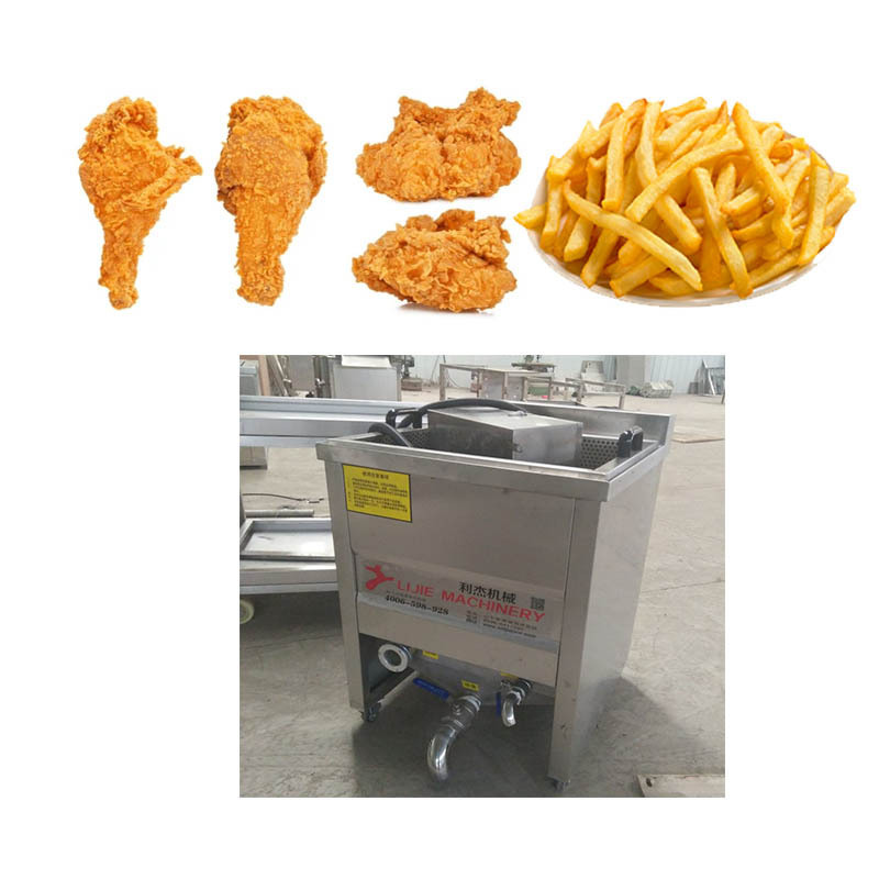 Commercial Factory Price Gas Electric Deep Fryer Banana Chips Frying Machine  with CE