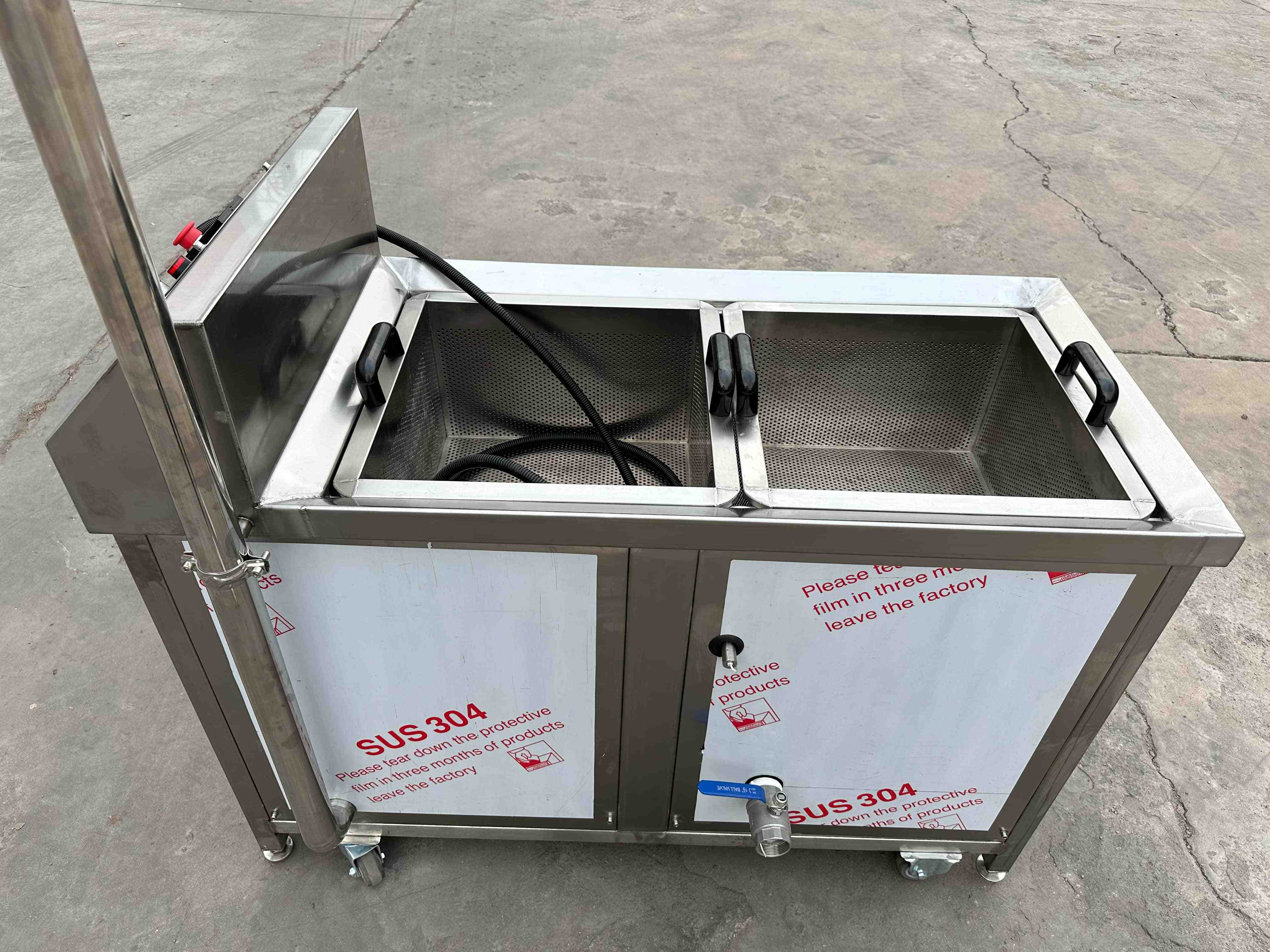 Commercial Factory Price Gas Electric Deep Fryer Banana Chips Frying Machine  with CE