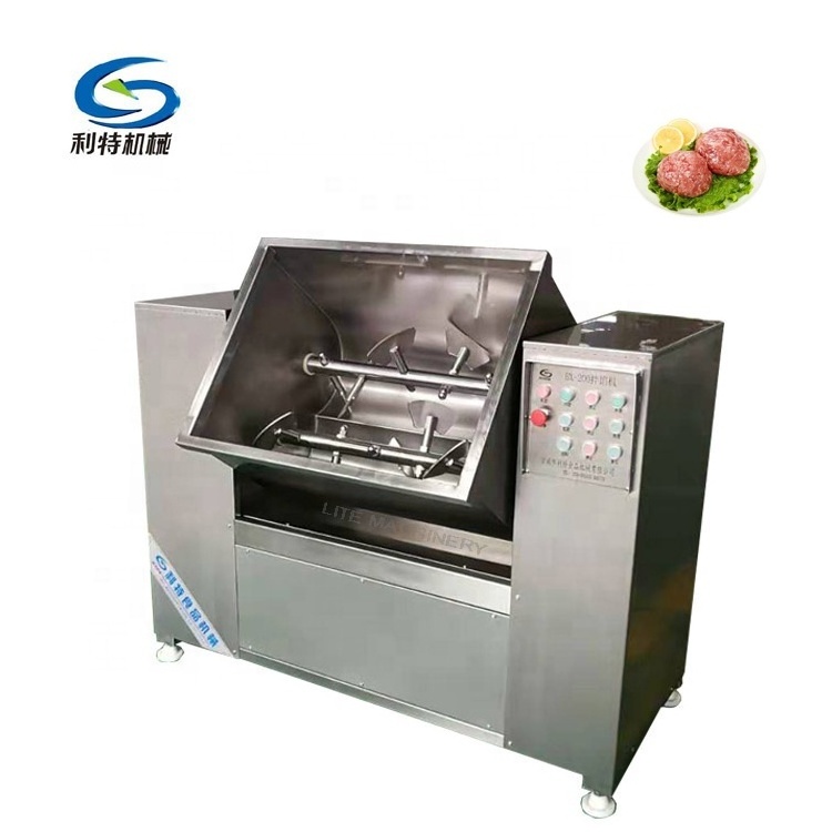 Commercial Stainless Steel Sausage Pork Beef Meat Mixing Blending Machine Chicken Meat Mixer