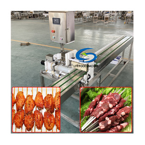 SUS304 Factory Price High Quality Automatic Souvlaki Meat Skewer Machine