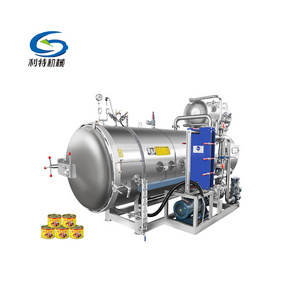 automatic steam spray sterilizer autoclave horizontal retort for food processing