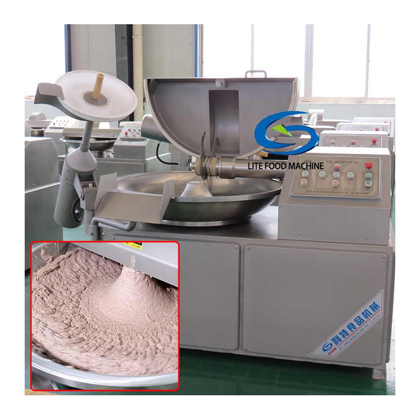 High Efficiency Machinery Sausage Meat Bowl Cutter