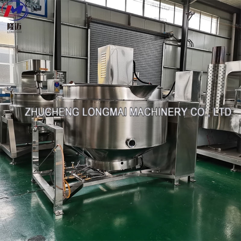 100/200/500 Liter sauce Making Processing Machine Jacket Heated Cooking Kettle cooking kettle machine