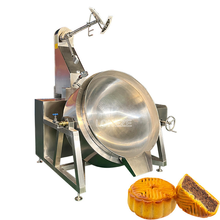 Professional Gas Cooker Fruit Jam Cooking Mixer Machine Halwa Cooking Kettle with Agitator