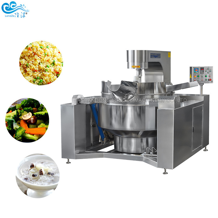 CE Approved High Quality Auto Cooking Mixer Fried Rice Machine Factory