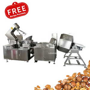 Best Selling Commercial Nuts Roaster Sugar Glazed Coating Machine Cooking Mixer Machine for Sale