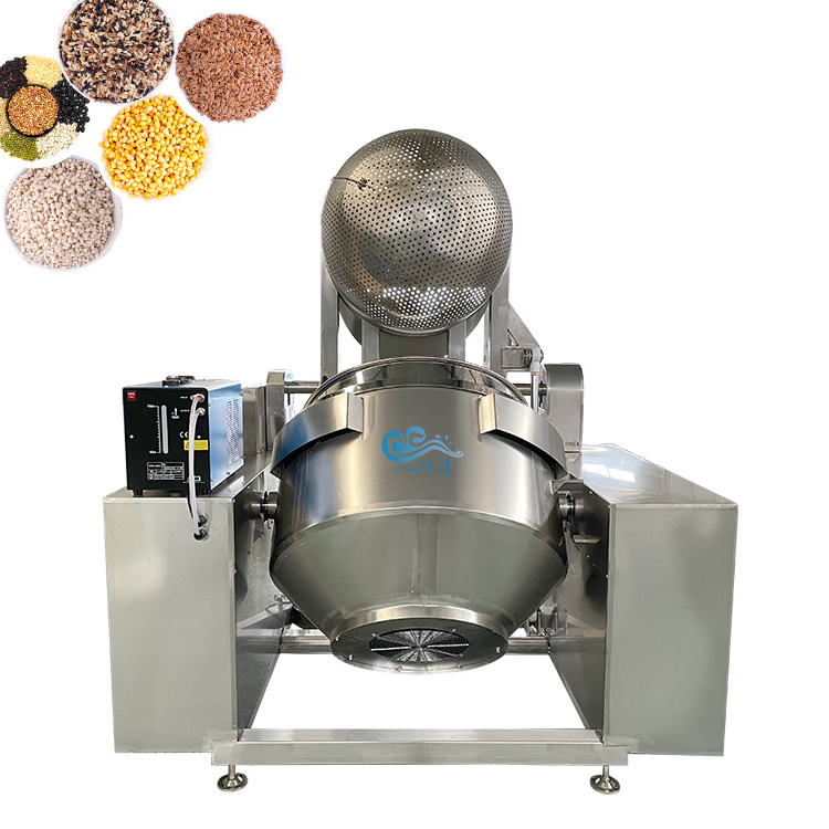 large electronic CE certificate commercial tilting stewed meat food processing cooking machine