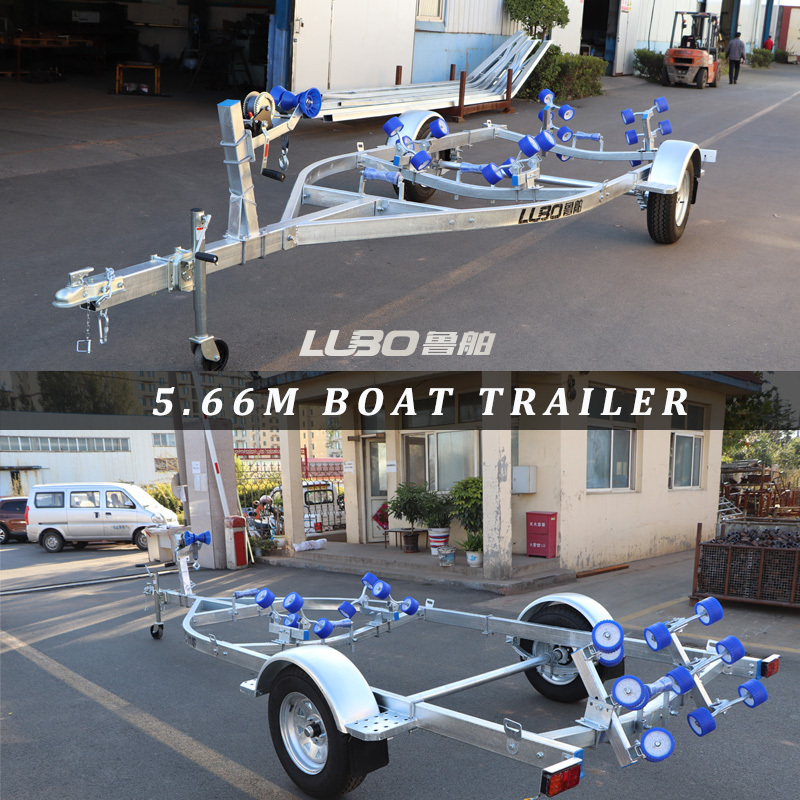 5.66m rib boat Trailer for 5.8m rib boat