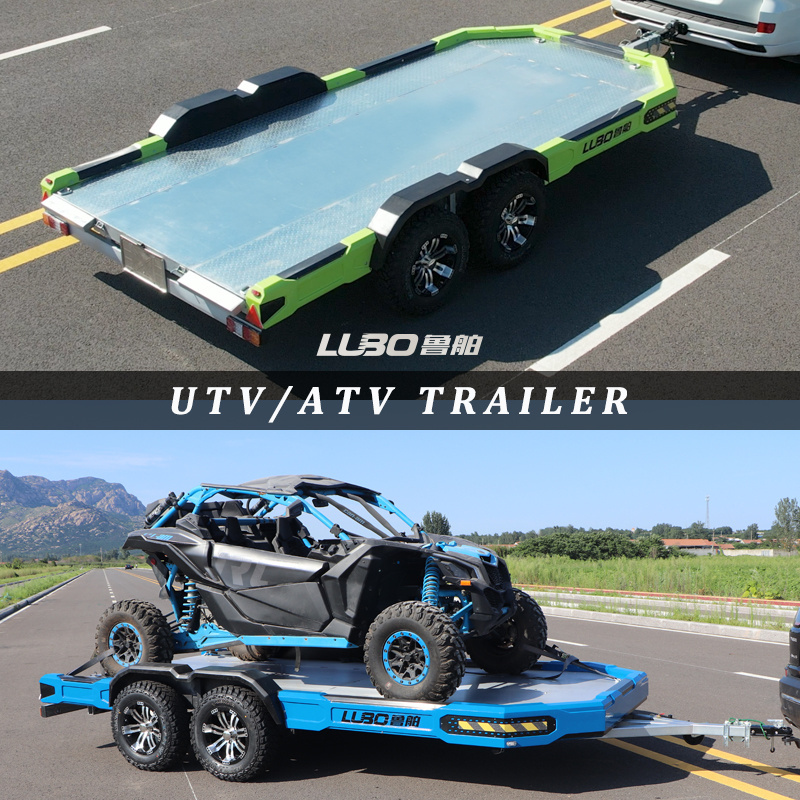 China LUBO  motorcycle & atv trailers small car carrier trailer  UTV ATV trailer