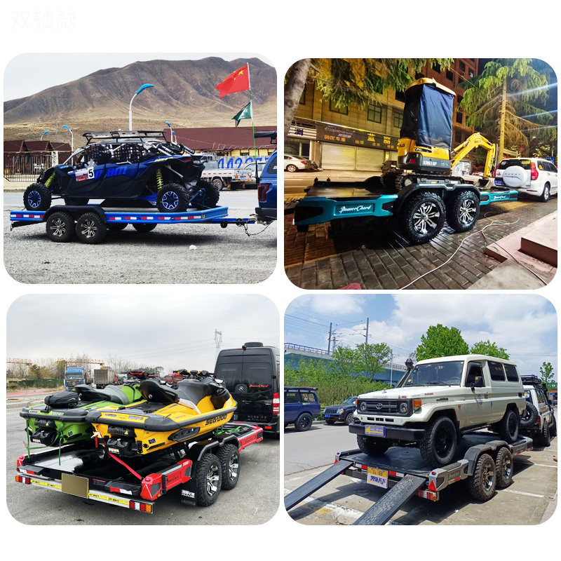 China LUBO  motorcycle & atv trailers small car carrier trailer  UTV ATV trailer