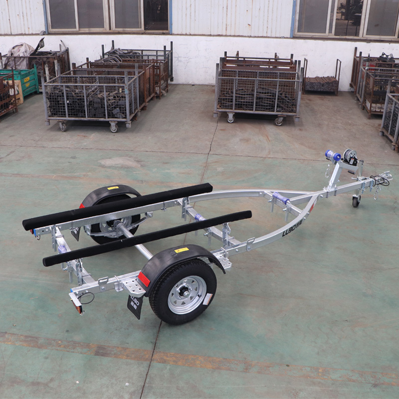 China Manufacturers direct  boat  trailer heavy duty galvanized boat trailer inflatable boat trailer