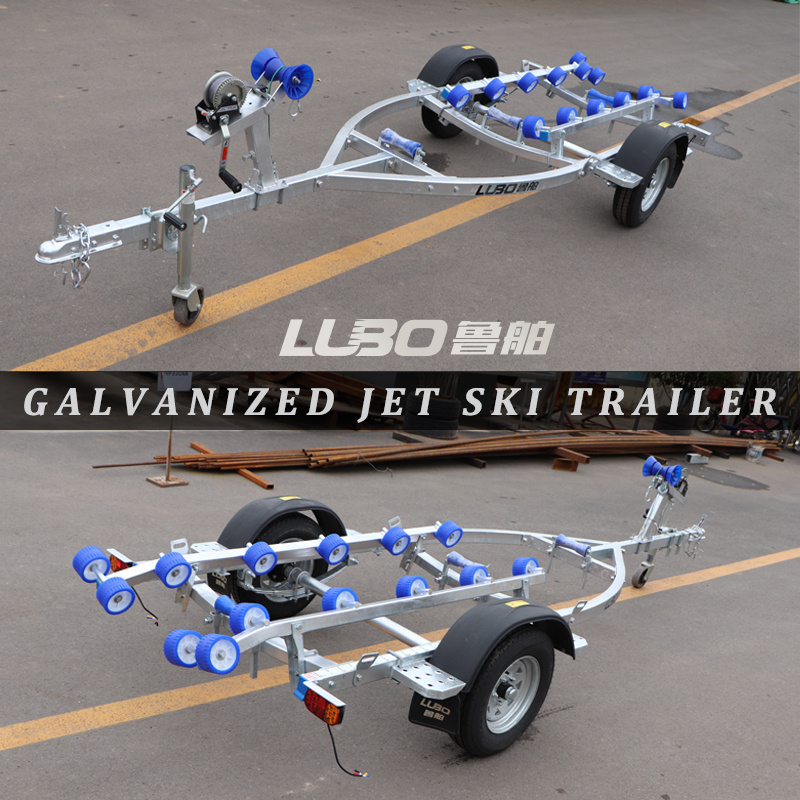 China LUBO jet ski trailer galvanized jet ski trailers for sale