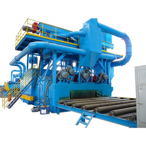 China manufacturer H beam sand blasting steel cleaning shot blasting Superior Steel Structure Shot Blasting Machine