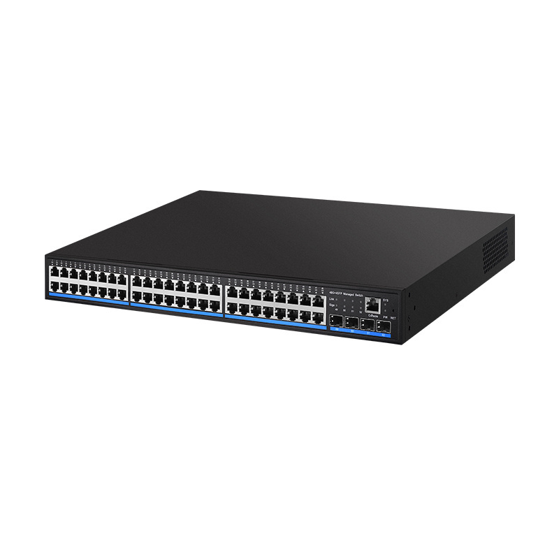 Discount Zikun ZC-S5800WP-48G-4S Full Gigabit 4SFP+48GE L2+ Managed PoE Switch 1-4 port supports IEEE802.3af/at/poe++/bt max 90W