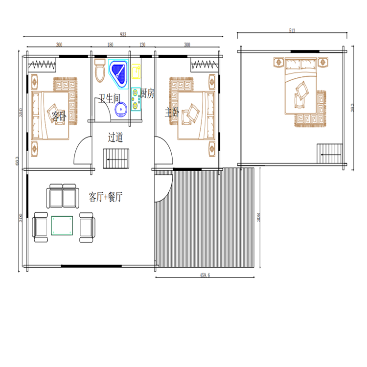 2023 new tiny cabane en bois house wooden huts for sale