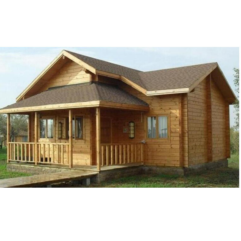 Modern luxury  garden wooden resort triangle house wood log prefab cabin for resort hotel