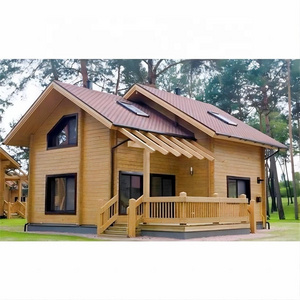 Luxury Structure Faster Construction Large Wooden House For Minnum Three Persons Prefab Villa Prefabricated Home