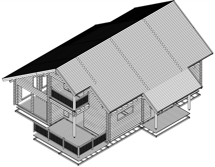 Hot Sale Modern Prefabricated House Pergola Double Storey Wooden House 3 Bedroom Other Prefab Houses