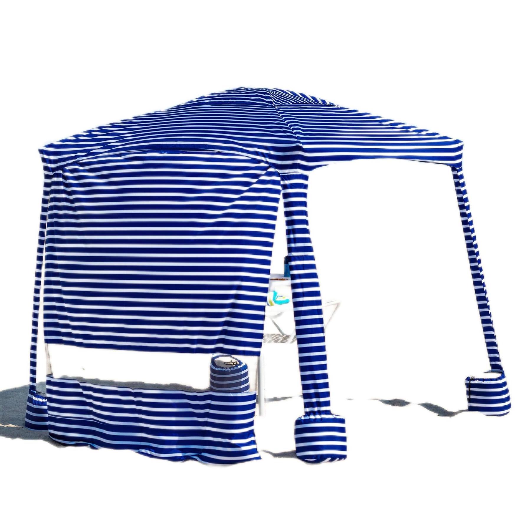 Manufacturer Custom outdoor portable big size  beach cabana tents Foldable Square beach Shade umbrella