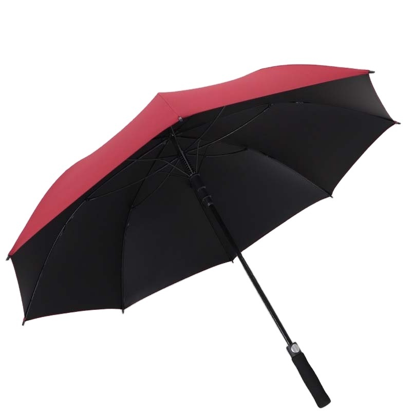 Automatic Open 47/62/68 Inch Extra Large Umbrella Oversize Double Vented Canopy Stick Golf Umbrella