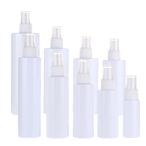 High quality Empty refillable white clear plastic spray bottle fine mist 30 80 100 250 500 ml 16oz PET 8 oz plastic spray bottle