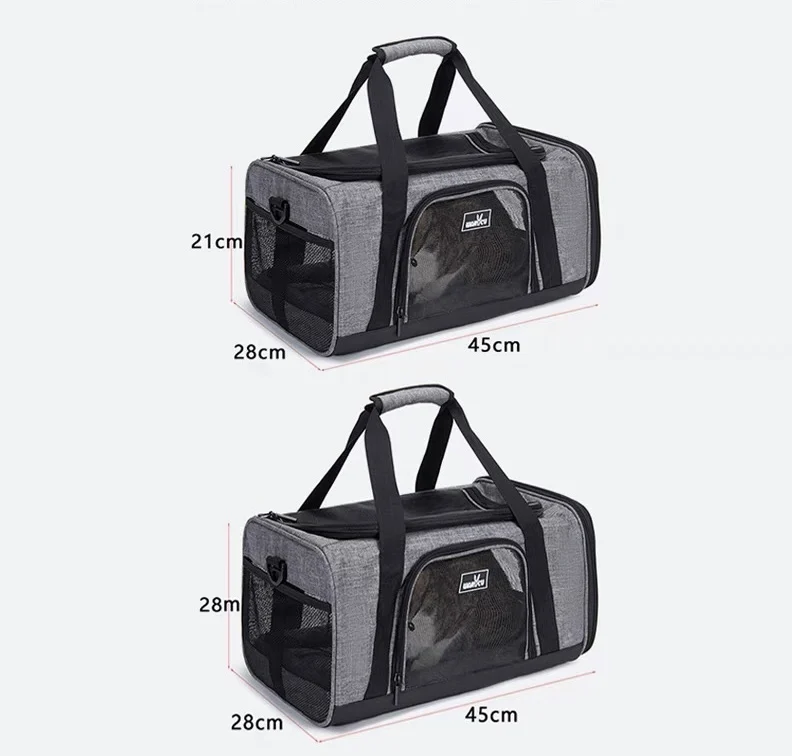 Wholesale Pet Carrier Bag for Small Cats Dogs, Dog Carrier Travel Bag with Adequate Ventilation Locking Safety Carrying Strap