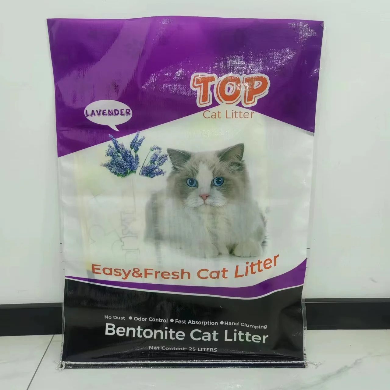 pearl film laminated empty dog food pet cat litter packing sacks 15 kg 18kg 20kg pigeon feed packaging bags pp woven