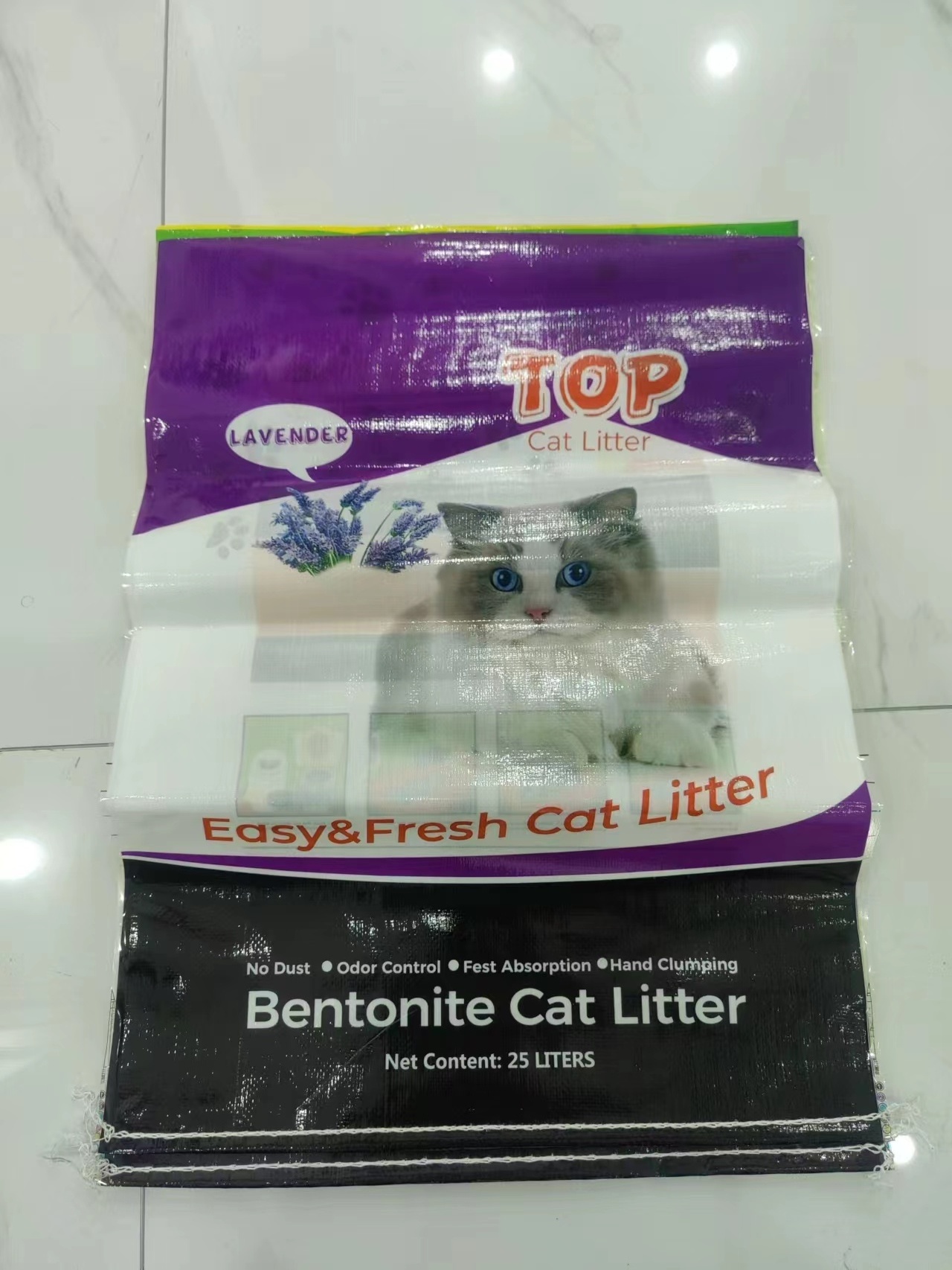 10kg 25kg 50kg bopp laminated pp woven bags cat litter dog chicken food animal feed packaging sacks 25 liters