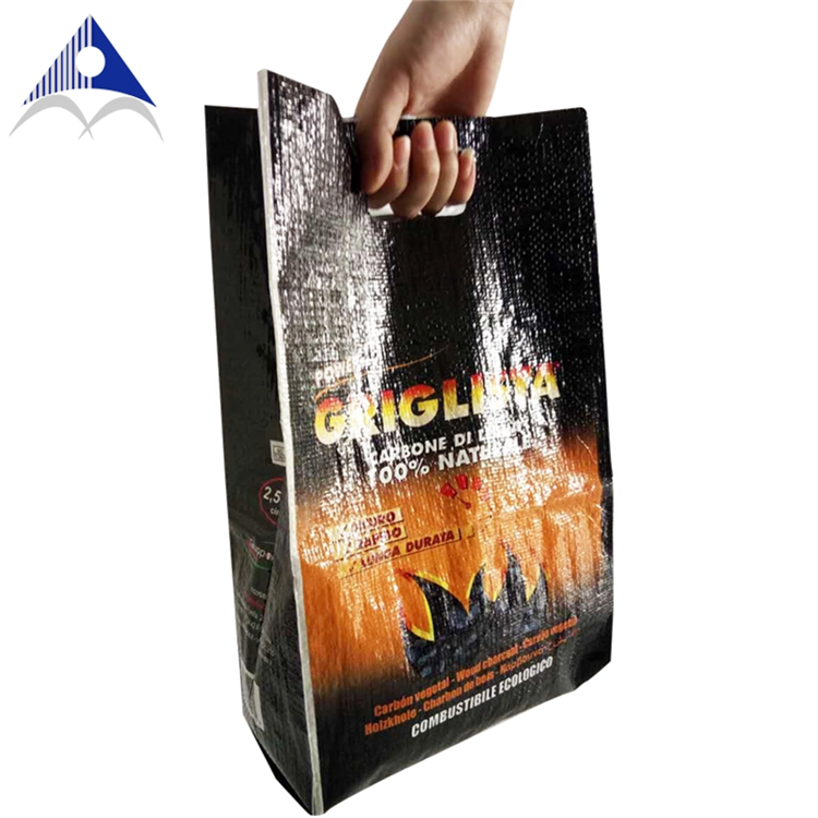 coal charcoal hardwood lump charcoal briquettes packing bags 3kg 5kg 25kg laminated pp woven bag