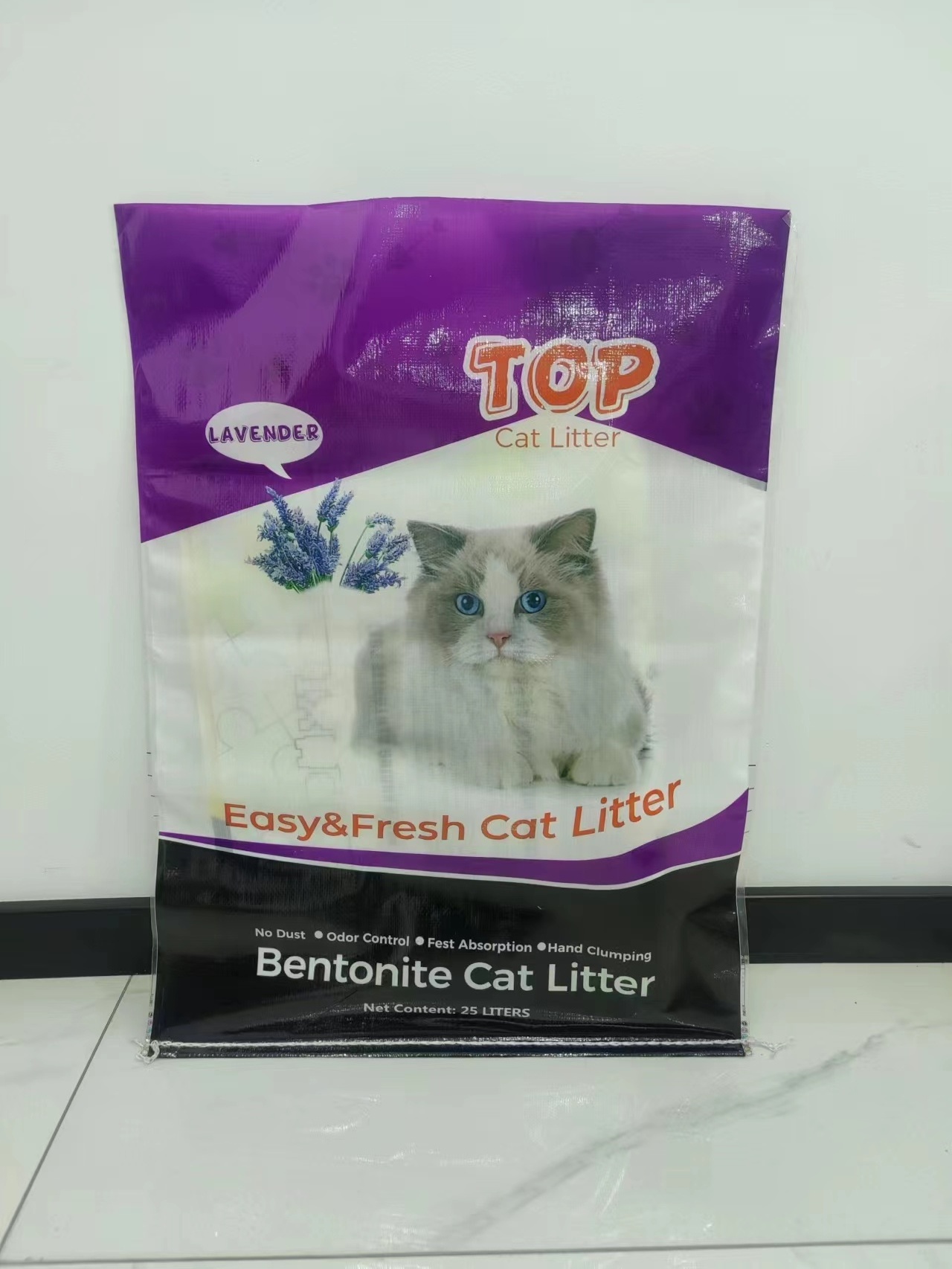 10kg 25kg 50kg bopp laminated pp woven bags cat litter dog chicken food animal feed packaging sacks 25 liters