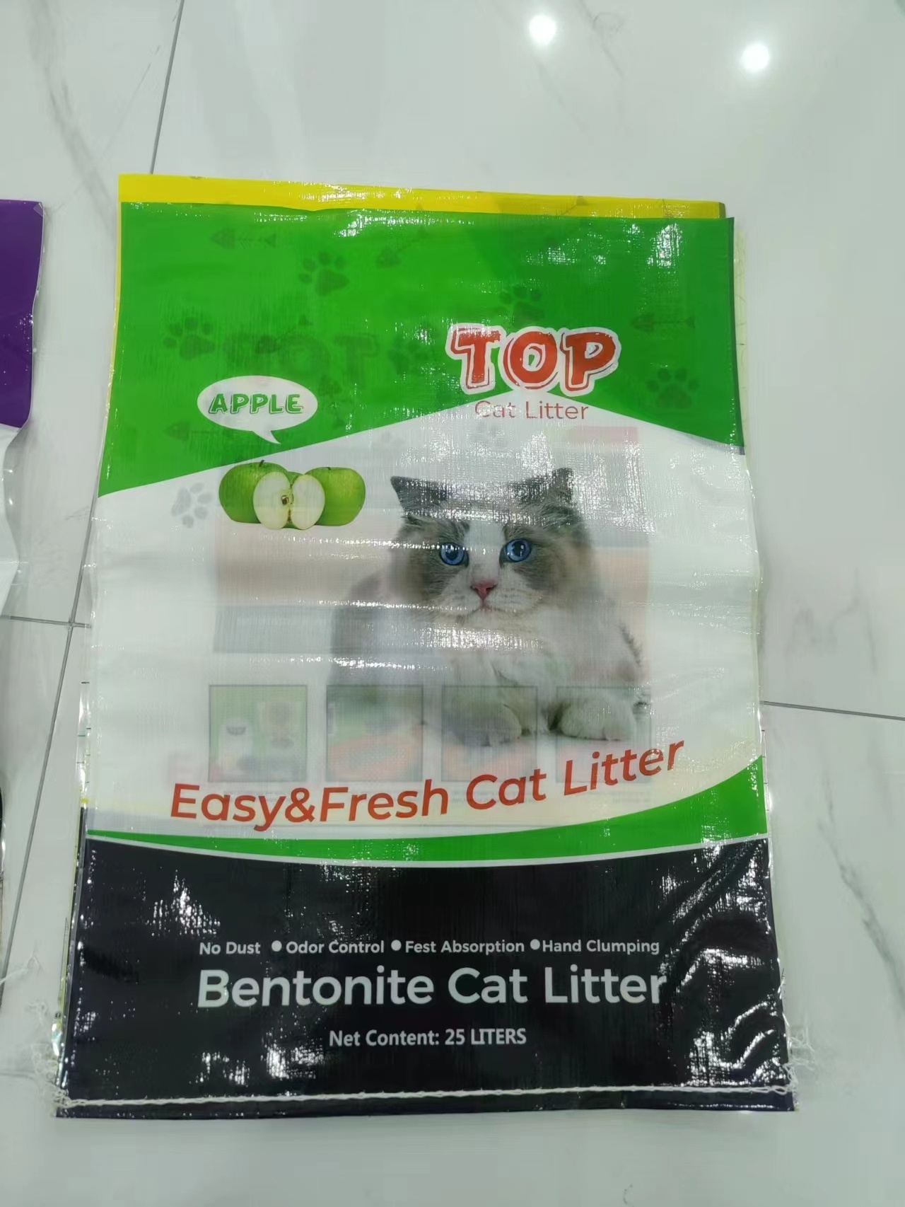 10kg 25kg 50kg bopp laminated pp woven bags cat litter dog chicken food animal feed packaging sacks 25 liters