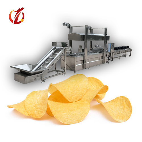 Industrial Commercial Fully Automatic Fried Potato Chips Making Machine Frozen French Fries Production Line