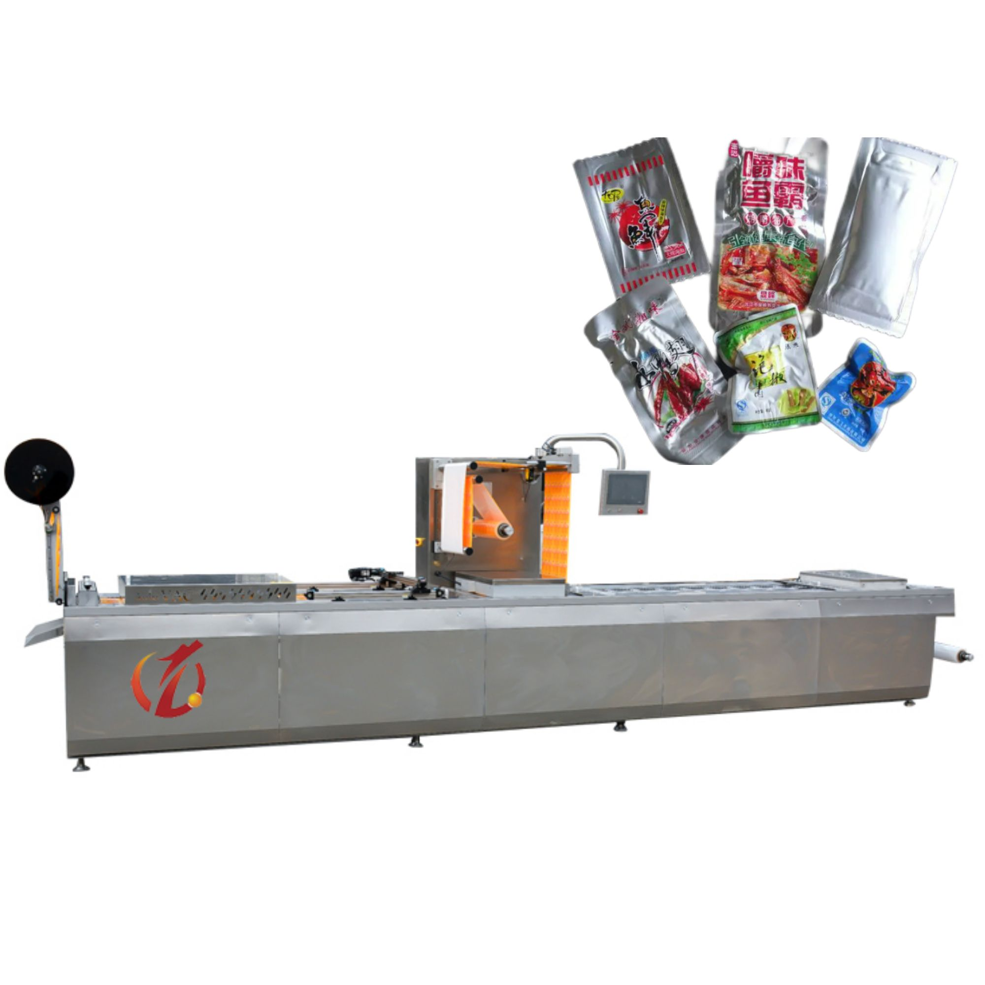 Sausage steak vacuum packaging machine meat thermoforming vacuum packaging machine