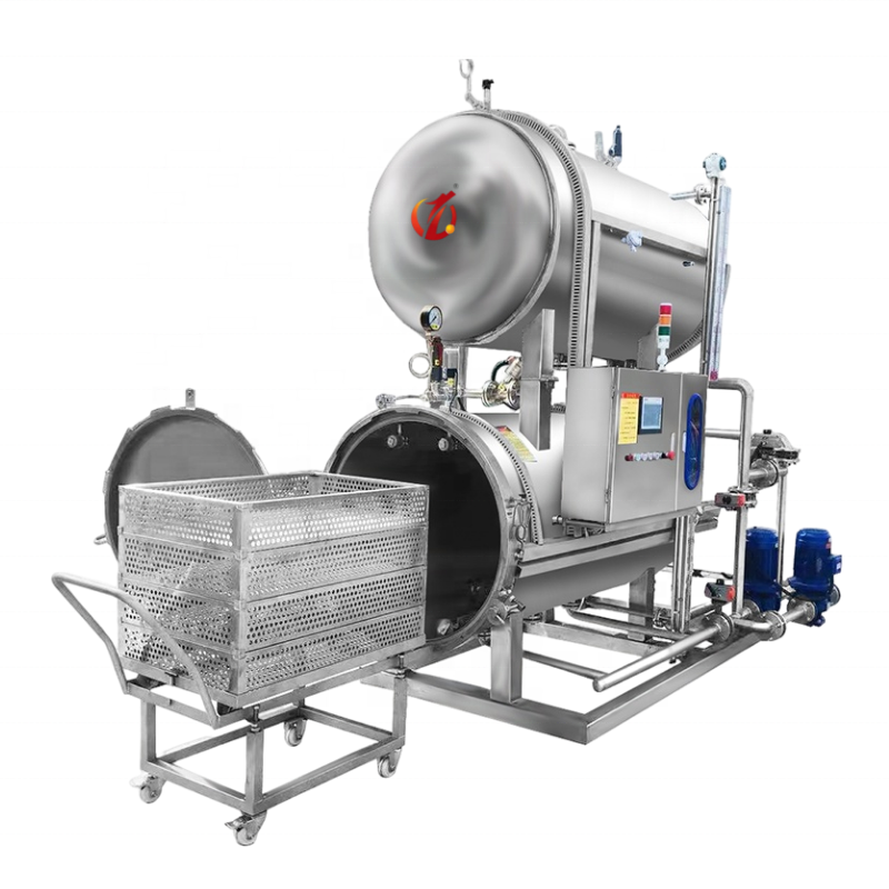 100L-1000L Industrial high pressure retort machine sterilizing autoclave for canning food sterilization machine food sterilizer