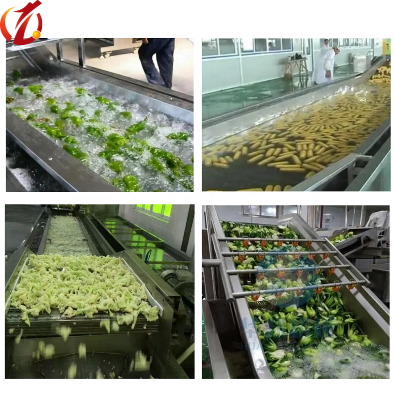 Fruit and vegetable blanching machine for cassava potato asparagus carrots corn mushroom