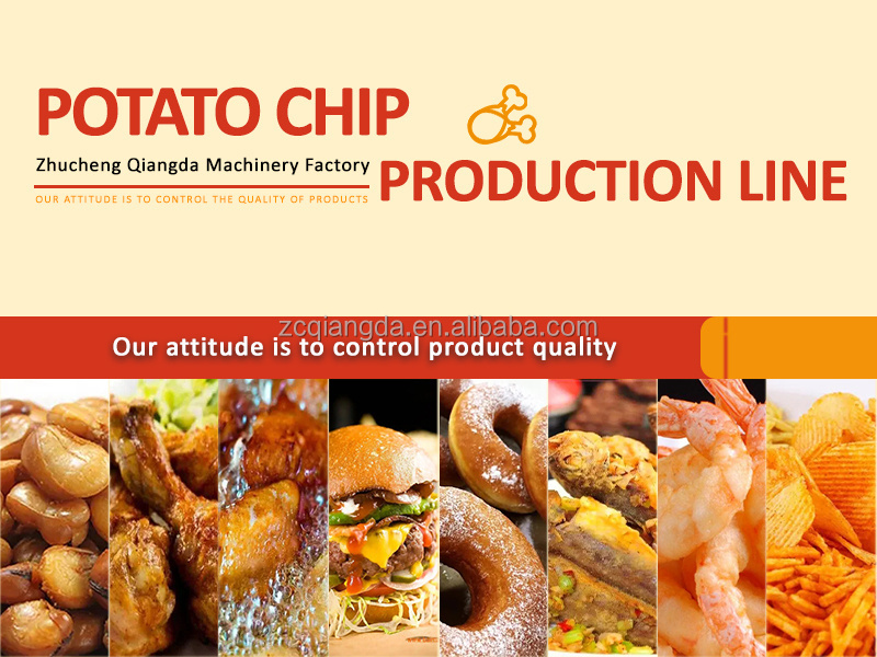 Industrial Commercial Fully Automatic Fried Potato Chips Making Machine Frozen French Fries Production Line