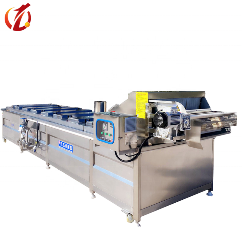 Fruit and vegetable blanching machine for cassava potato asparagus carrots corn mushroom