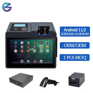 Z100 Android 11 Mini Cash Register Point of Sale Systems Pos Tablet NFC Supermarket Atm Machine All in one Pos Terminal