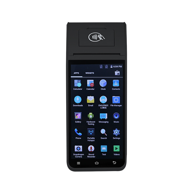 Z91 Handheld pad Android 9.0 POS Printer with 2gb ram 16gb flash for retails, lottery, tickets