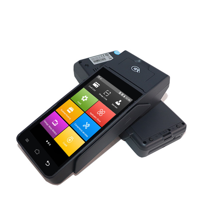 4G mobile pos system mini card terminal micro ATM machine for Gourmet shop