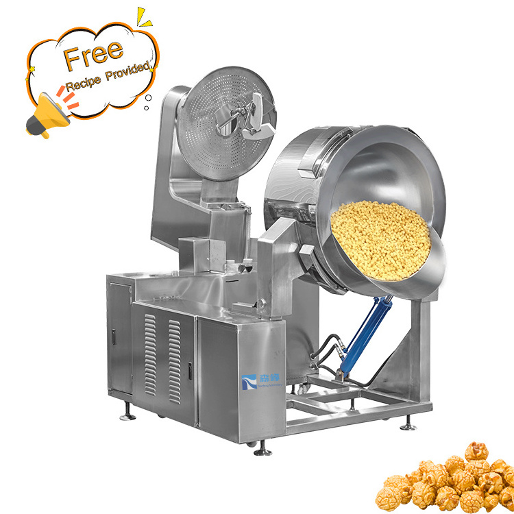 Commercial Flavored Sweet Pop Corn Making Machine Industrial Automatic Popcorn Machine