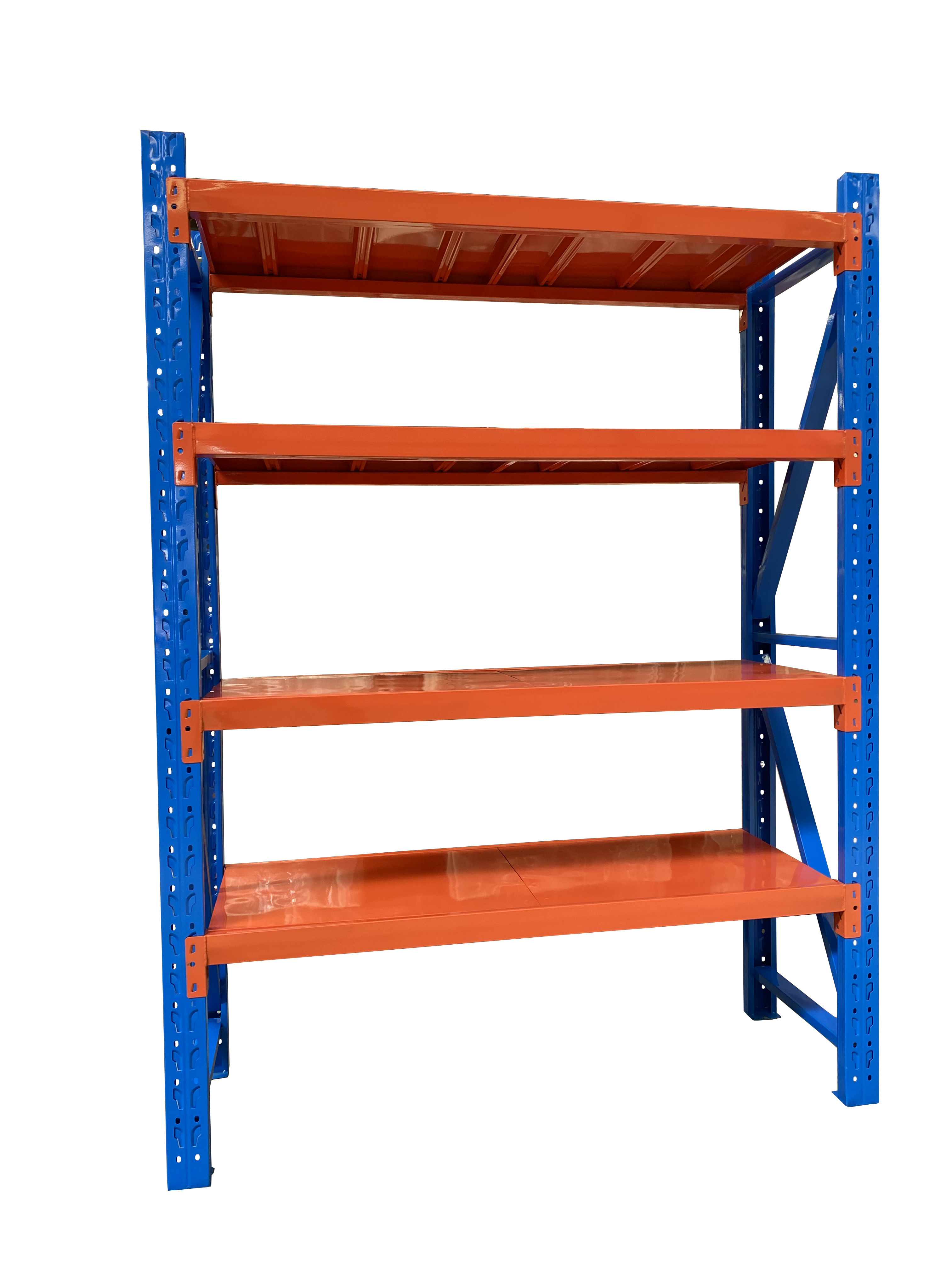 Custom Boltless Medium Duty Shelving Large Capacity Garage Shelves Flexible Warehouse Racks