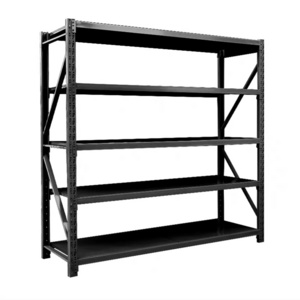 200kg Storage Shelves Garage 5 Layer Long Span Rack System Shelving Medium Duty Warehouse